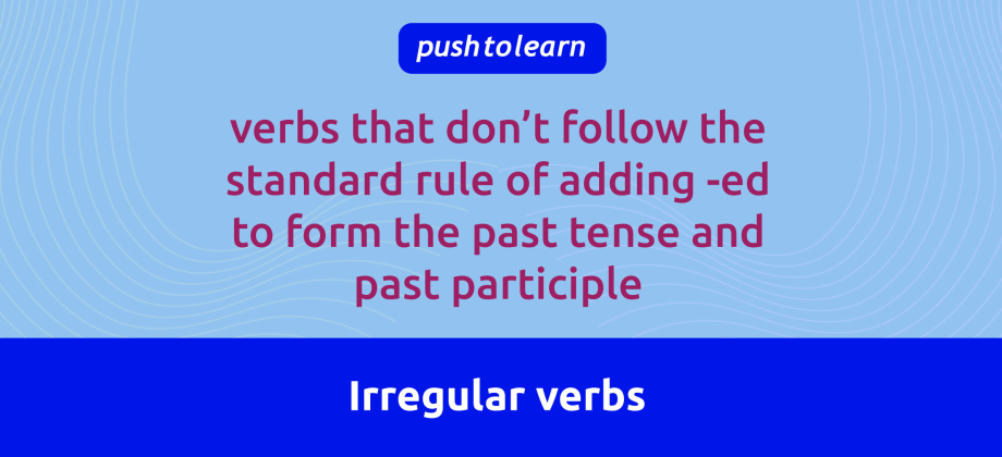 Illustration of Irregular Verbs