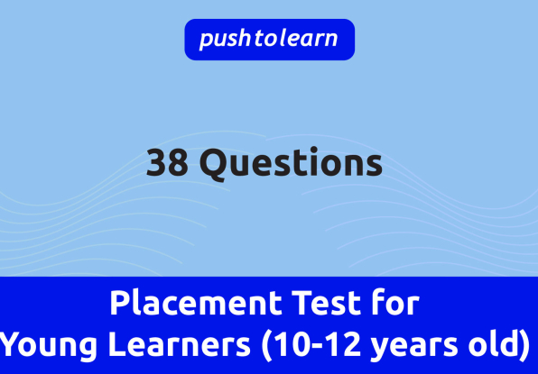 Illustration of English Placement Test for Young Learners