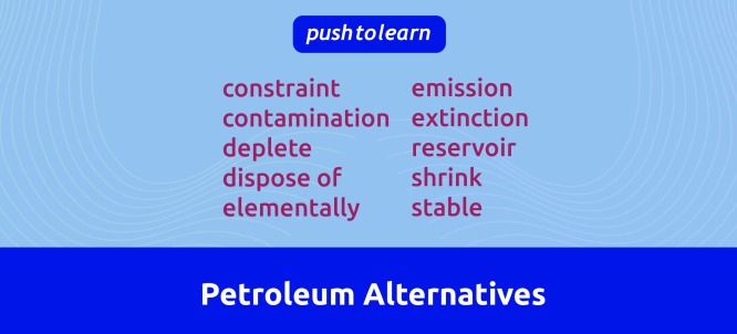 Illustration of Petroleum Alternatives