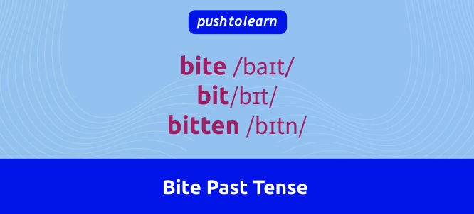 Illustration of Bite Past Tense