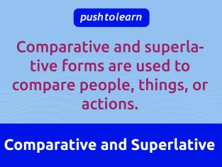 Illustration of Comparative and Superlative Adjectives and Adverbs