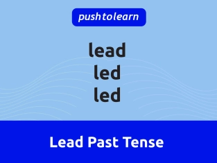 Illustration of Lead Past Tense