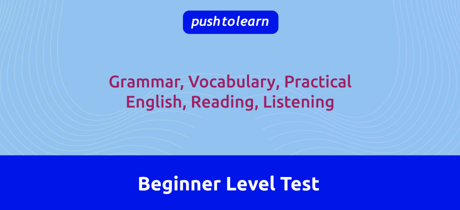 Illustration of Beginner Level Test