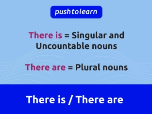 Illustration of There is / There are