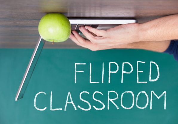 Illustration of Flipped classroom for language schools