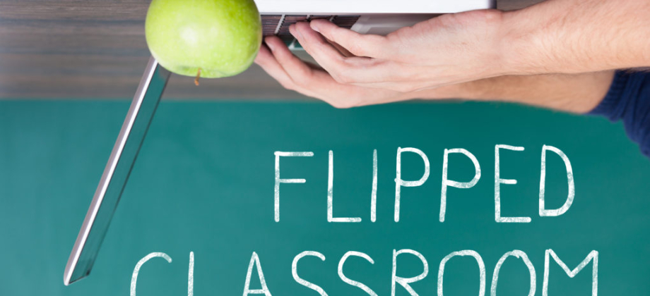 Illustration of Flipped classroom for language schools