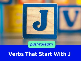 Illustration of Verbs That Start With J