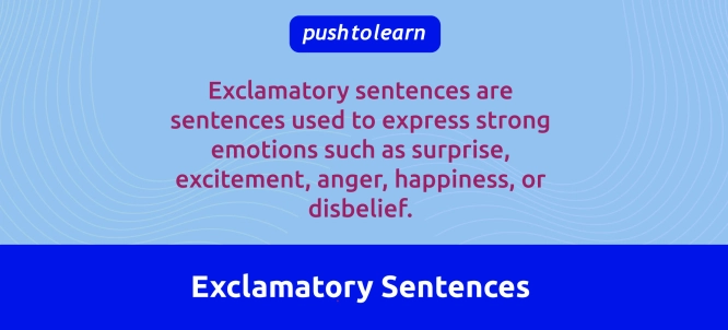 Illustration of Exclamatory Sentences