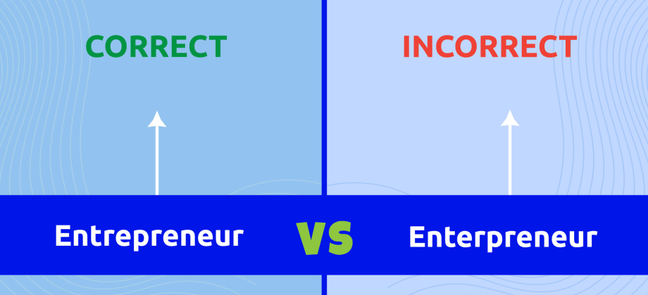 Illustration of Entrepreneur or Enterpreneur