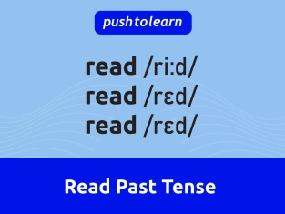 Illustration of Read Past Tense