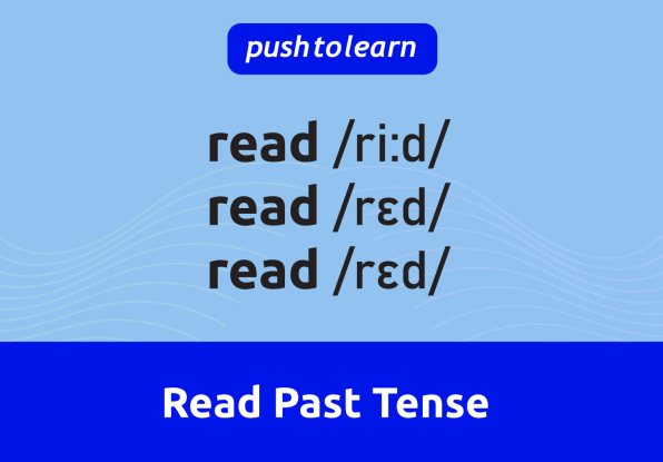 Illustration of Read Past Tense