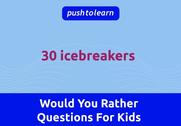 Illustration of Would You Rather Questions For Kids - for Games, Parties, and Icebreakers