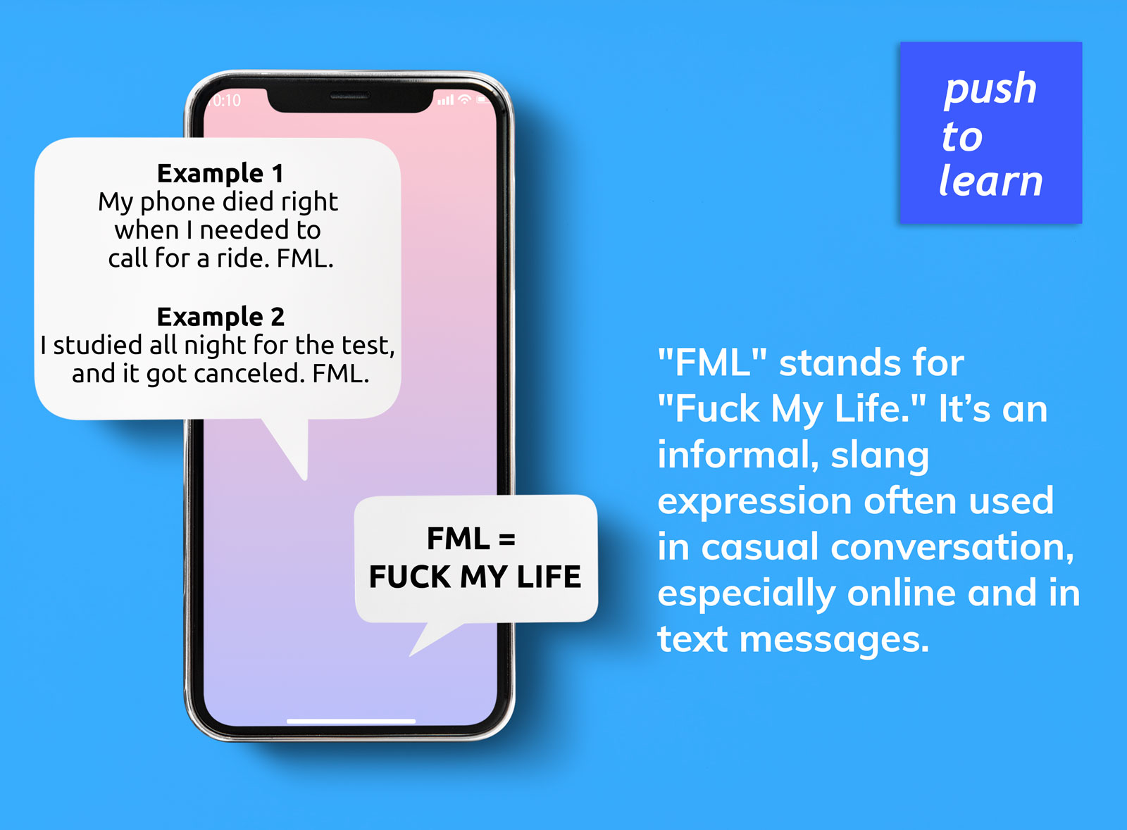 FML meaning Illustration with Examples